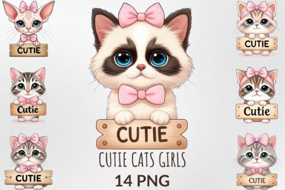 Cutie Cats Girls Sublimation Bundle: Your Creative Catalyst