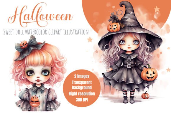 Embrace the Sweetness of Halloween with a Whimsical Doll