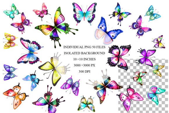 Watercolor Butterflies Clipart: A Designer's Guide to Whimsical Projects