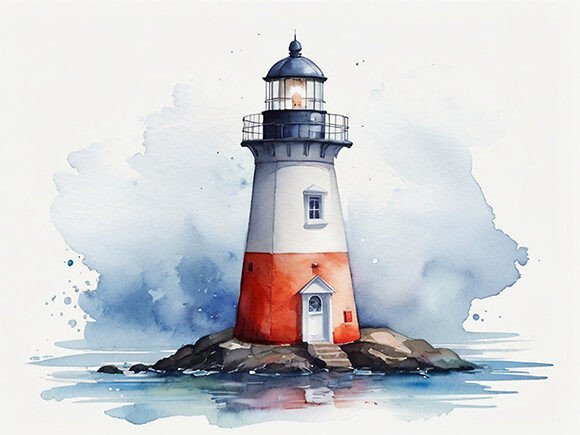 Watercolor Lighthouse: A Guide to This Creative Font
